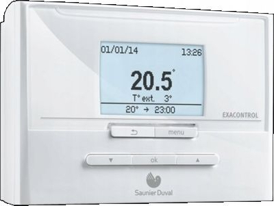 Kaldajë kondensimi për në tokë Saunier Duval Niedzwiedz Condens KKS18, 18 kW, bojler 150L, e bardhë
