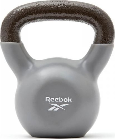 Kettlebell Reebok prej gize, 8kg, gri
