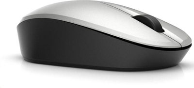 Maus HP Dual, wireless, Bluetooth, USB, i zi dhe i argjendtë