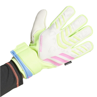 Ракавици за голман adidas Predator GL MTC, заштитна пена, затворање со лента, бели