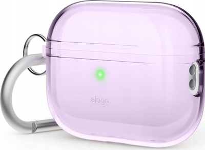 Mbulesë Elago Clear për AirPods Pro 2, me karabinë, transparente lejla