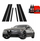 Folie mbrojtëse karboni për shtylla B C, Alfa Romeo Giulia 2023 2026, set 6 copë, e zezë