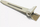 Kapëse flokësh metalike Activeshop E-19, 9 cm, 80 copë, argjendi
