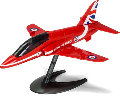 Model avion Airfix QUICKBUILD Red Arrows Hawk, lodër për me e ndërtu vetë, i kuq