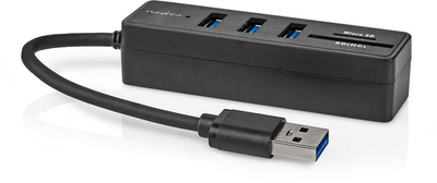 USB hub Nedis USB - USB-A 3x USB 3.2 Gen 1 SD & MicroSD