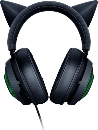 Kufje Razer Kraken Kitty Edition (RZ04 - 02980100 - R3M1), të zeza / të gjelbra