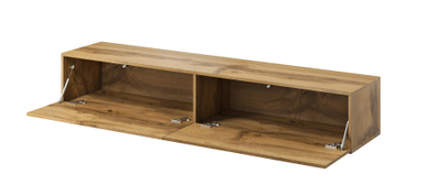 Komodinë TV Cama Meble Vigo, 180 cm, panel druri, ngjyrë lisi