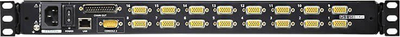 Konzола KVM Aten CL5716IN, 16 порти, 19", VGA, USB, DE распоред, црна