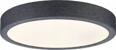 Plafonierë LED Paulmann Cosara, 15W, 30 cm, gri e errët