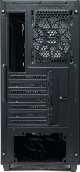Kuti kompjutri ZenPC Flow TG, Midi Tower, me 4 ventilatorë P12 PWM PST, e zezë