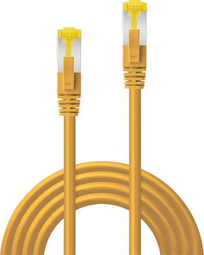 Kabllo rrjeti Lindy Patch Cable Cat6A RJ45 S/FTP, 15m, e verdhë