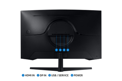 Monitor Samsung Odyssey G55C, 31.5", WQHD, i zi