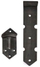 Varëse porte Okko GB-HB380, metalike, e zezë