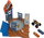 Set loje Hot Wheels Monster Trucks Arena Smashers Tiger Shark Challenge, playset me kamion, shumëngjyrësh