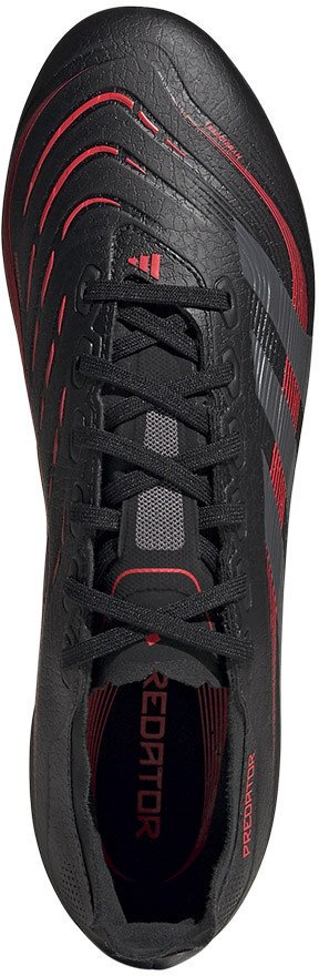 Atlete futbolli Adidas Predator League Soft Ground, për bar të butë, i zi