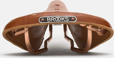 Selë biçiklete Brooks B17 Special, lëkurë, shina çeliku, ngjyrë miele