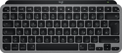 Tastierë Logitech MX Keys Mini for Mac, Bluetooth, kompakte, gri hapësinore