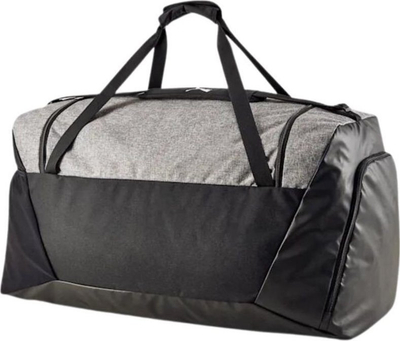 Çantë sportive Puma teamFinal Teambag L, me ndarje për këpucë, poliester, e zezë me gri
