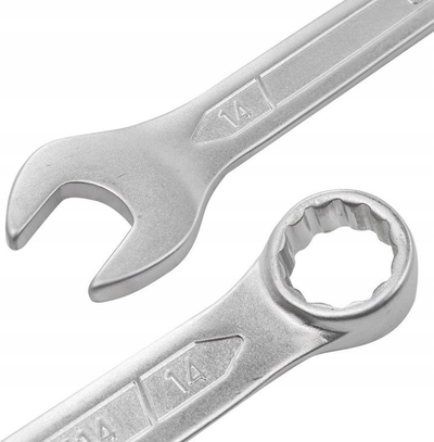 Set çelësa të kombinuar JCB 5161P, 16 copë 6-24mm, çelik CrV, ngjyrë argjendtë