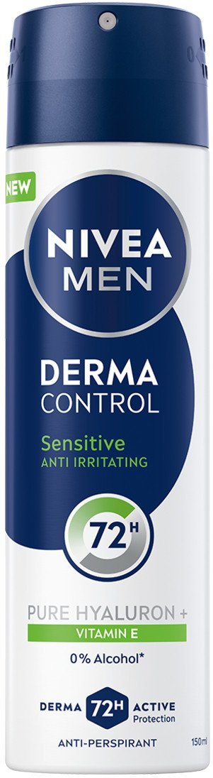 Deodorant Nivea Men Derma Control Sensitive, antiperspirant spray 150 ml