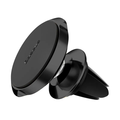 Mbajtëse magnetike makine Baseus Small Ears SUER-A01, për grilën e ajrit, rrotullim 360°, e zezë