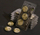 Bazë dekorative për miniatura Gamers Grass RoundLip Arid Steppe, 50 mm, set 3 copë