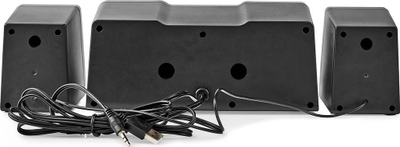 Bokse gaming Nedis, 2.2, 48W, LED, USB, të zeza