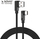 USB кабел Savio USB A во USB C, 1m, 2.4A, црн