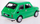 Maket veture PRL Collection Fiat 126p Green Daffi, shkalla 1:43, metalik, jeshil