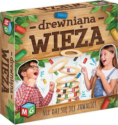 Lojë Kullë prej druri Multigra
