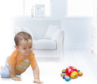 Lodër interaktive Smily Play I Will Catch You Ladybug 000720, për foshnja 6
