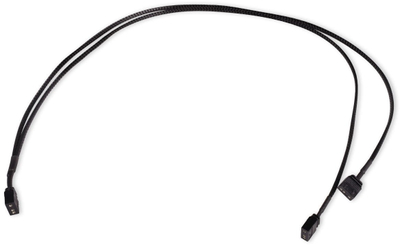 Kabllo Y-Splitter Alphacool ARGB, 3-Pin në 2x 3-Pin, 60cm, e zezë