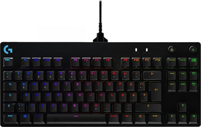 Tastierë gaming Logitech G Pro, mekanike, RGB, e zezë