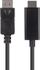 Kabllo DisplayPort në HDMI Lanberg CA-DPHD-11CC-0010-BK, 1 m, e zezë