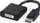Adapter video MicroConnect DPDVIDA, DisplayPort në DVI-D, i zi