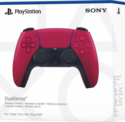 Kontroller Sony Playstation 5 DualSense, i kuq