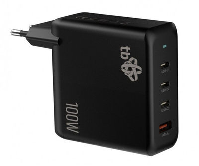 Karikues muri Lenovo GaN, 100W, 3x USB C USB A, i zi