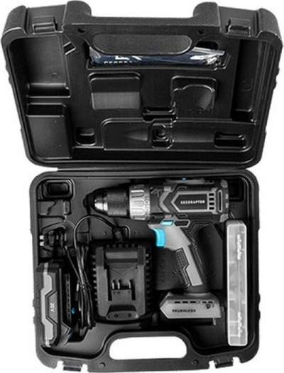 Trap elektrik Cecotec CecoRaptor Perfect Drill 2020 Brushless Ultra, 20V 2Ah, mandrinë 2 13mm, portokalli