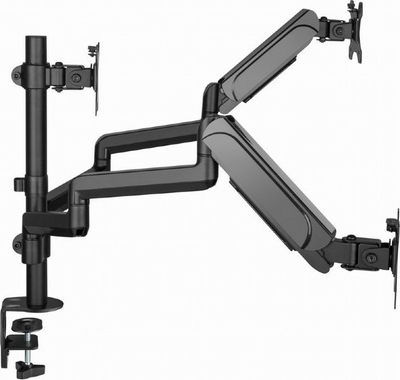 Krah tavoline për monitorë Gembird MA-DA3-01, për 3 monitorë 17-32", deri 7 kg, i zi