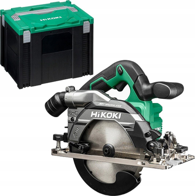 Sharrë rrethore HiKOKI C3606DB, 165mm, 36V 2x5Ah, jeshile me të zezë