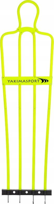 Manekin trajnues futbolli Yakimasport Junior AirFlow, 160cm, për goditje dënimi, i verdhë