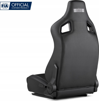 Ulëse gara Next Level Racing ERS4 Elite, lëkurë PU dhe suede, e zezë