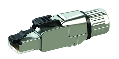 Konektor rrjeti Telegärtner J00026A5001, RJ-45, Cat6a, argjendi