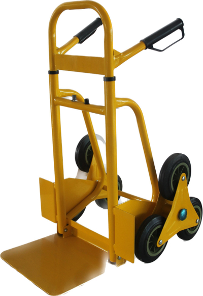 Karrocë dore Okko HT-023-1, 200 kg, për shkallë, e verdhë