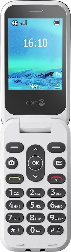 Telefoni i thjeshtë Doro 2880, 2.8", 4G, Micro SIM, i zi