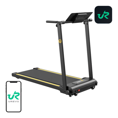 Shtrat vrapimi Urevo 2 in 1 Folding Walking Pad, 12 programe HIIT, ekran LCD, i zi