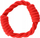 Lodër për qen Dingo Ringo Braided Energy, unazë pambuku 18cm, e kuqe