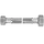 Zorrë fleksibile uji PWS, 50 cm, 1/2"x3/4", me gërshet çeliku inox