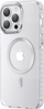 Mbulesë magnetike Kingxbar PQY Ice Crystal, për iPhone 14 Plus, MagSafe, argjend
