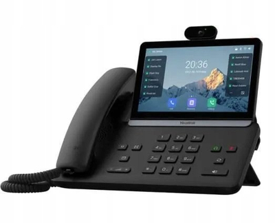 Telefon IP Yealink SIP-T88V, ekran me ngjyra, me kabllo, i zi